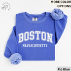 Boston Massachusetts Comfort Colors® Sweatshirt, Boston MA Sweater, Bostonian