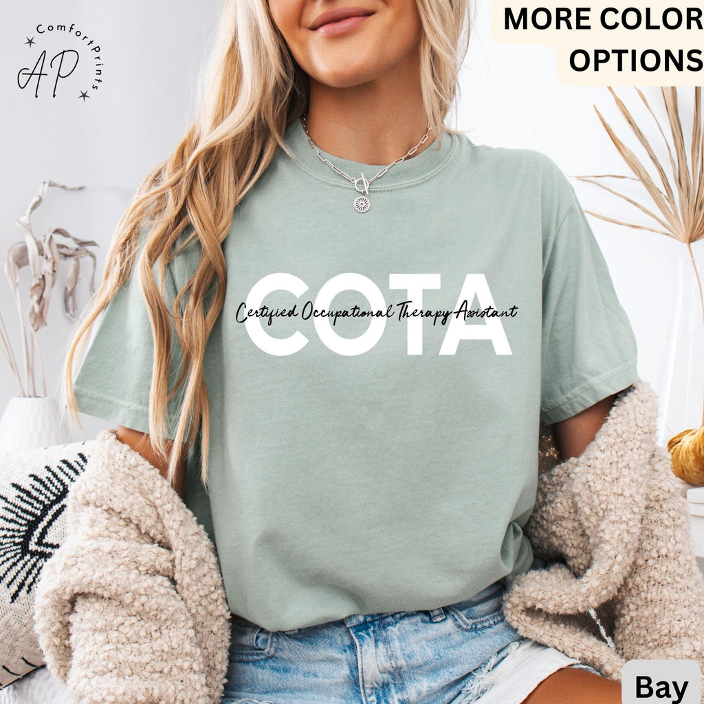 Occupational Therapy Assistant Comfort Colors® T-Shirt, COTA Shirt, Mental Awareness Tee, Gift for Therapist Assistant