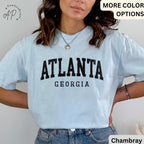 Atlanta Comfort Colors® T-Shirt, Atlantic Georgia Vacation Shirt, ATL Moving to Atlanta Tee, Atlanta Bachelorette Travel Souvenir Gift