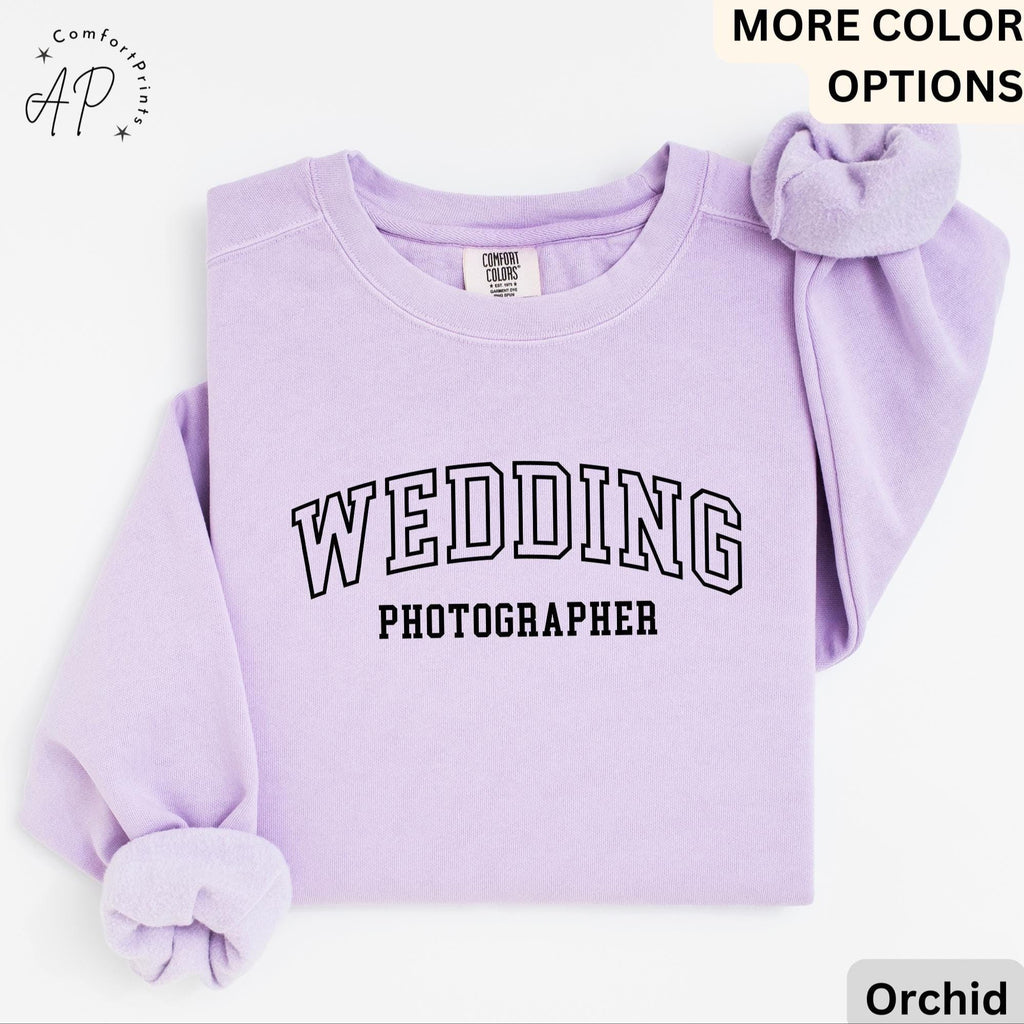 Wedding Photographer Comfort Colors® Sweatshirt, I Shoot Wedding Sweater, Photography Wedding, Wedding Photos Gift