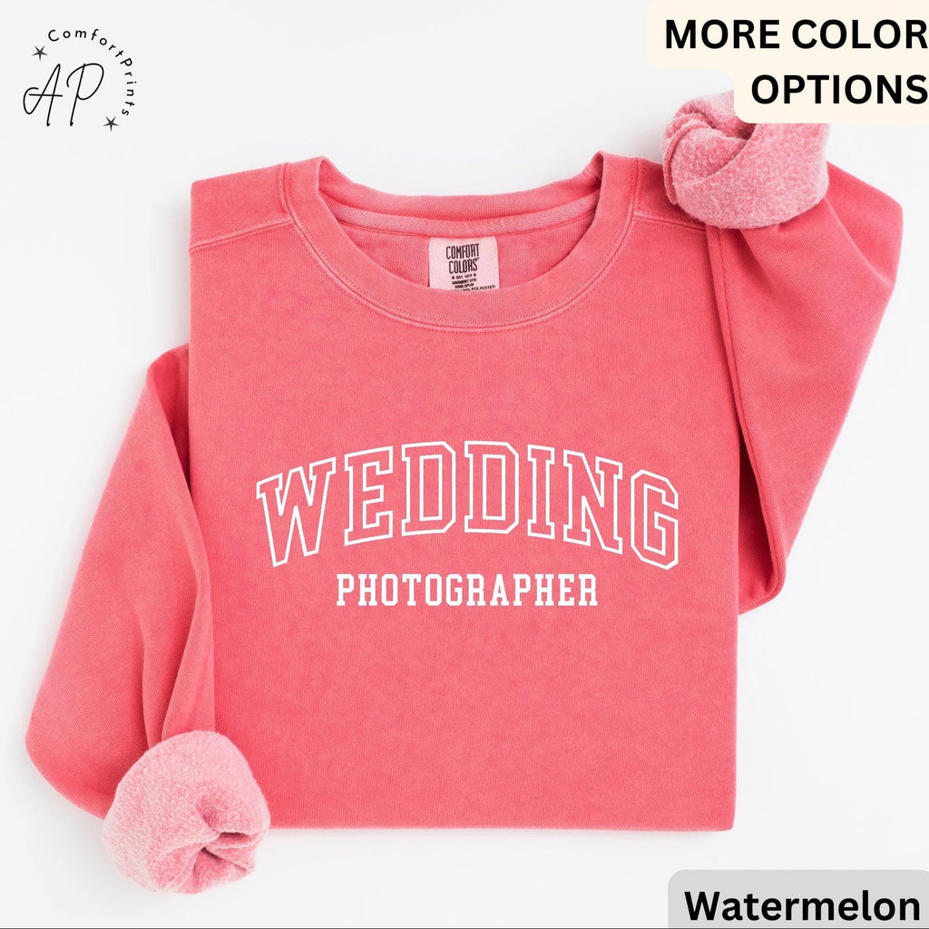 Wedding Photographer Comfort Colors® Sweatshirt, I Shoot Wedding Sweater, Photography Wedding, Wedding Photos Gift