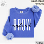Brow Artist Comfort Colors® Sweatshirt, Brow Therapist Esthetician Sweater, Eyelash Extension, Lash Tech Gift, Mascara Lover, Cosmetology