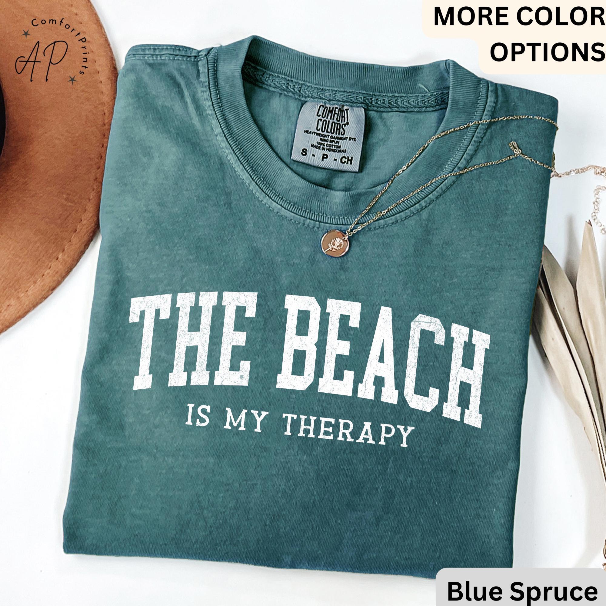 Beach Therapy Comfort Colors® T-Shirt, Summer Vacation Shirt, Family Travel Tee