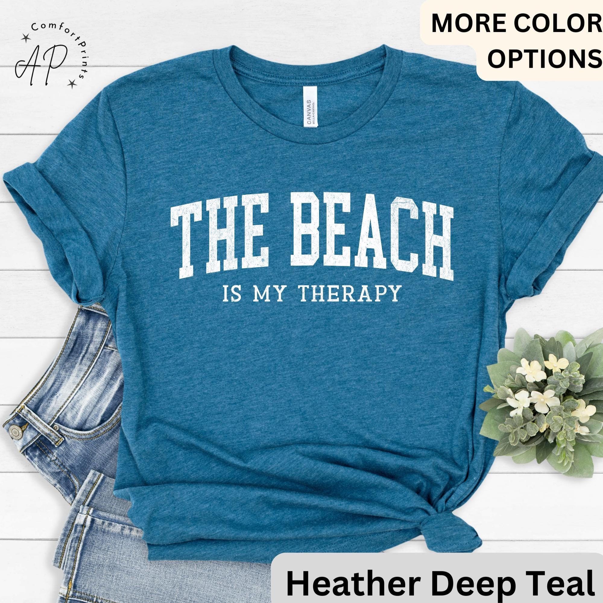 Beach Therapy Comfort Colors® T-Shirt, Summer Vacation Shirt, Family Travel Tee