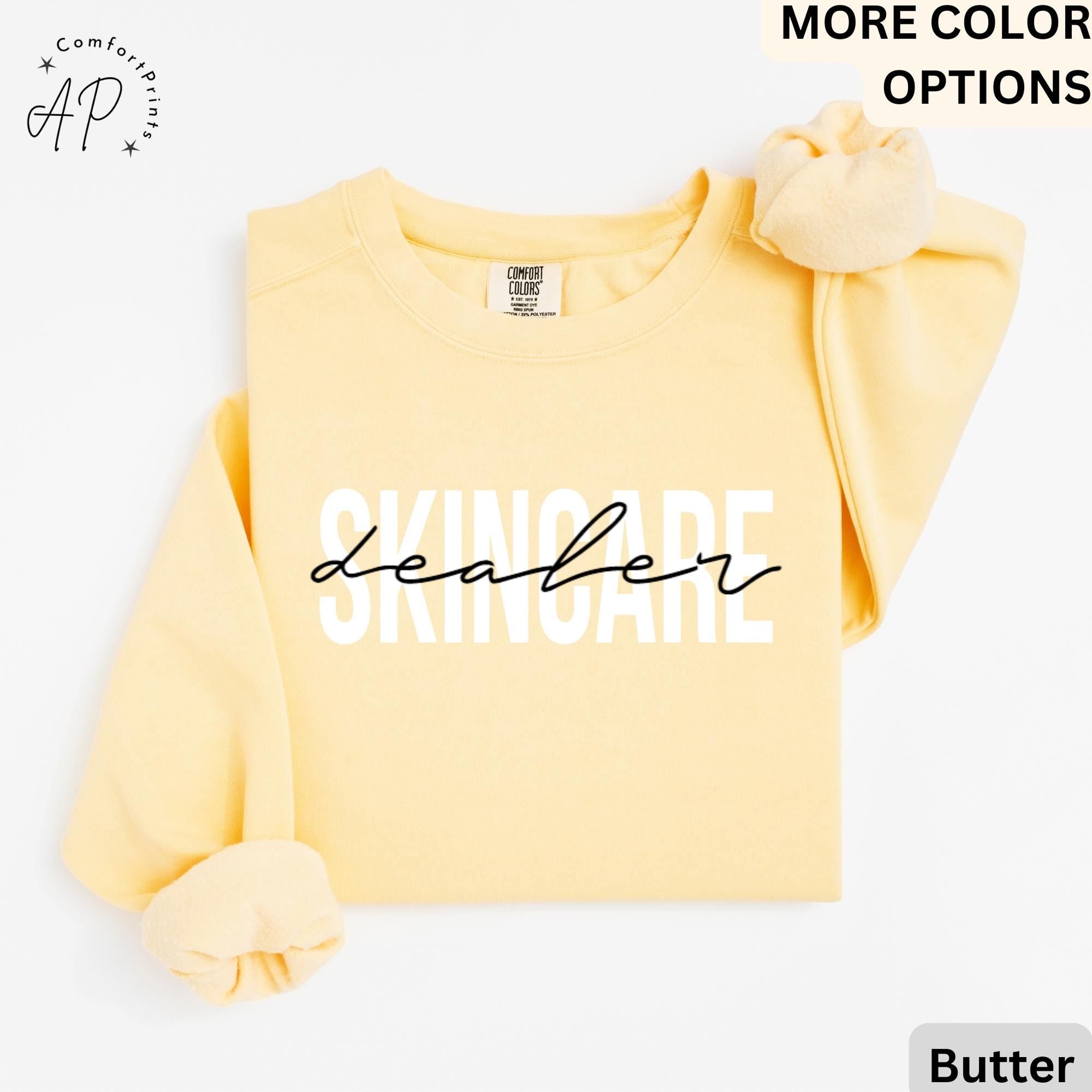 Skincare Dealer Comfort Colors® Sweatshirt, Beauty Skincare Sweater, Cosmetologist, Cosmetology Beautician Esthetician, Makeup Artist