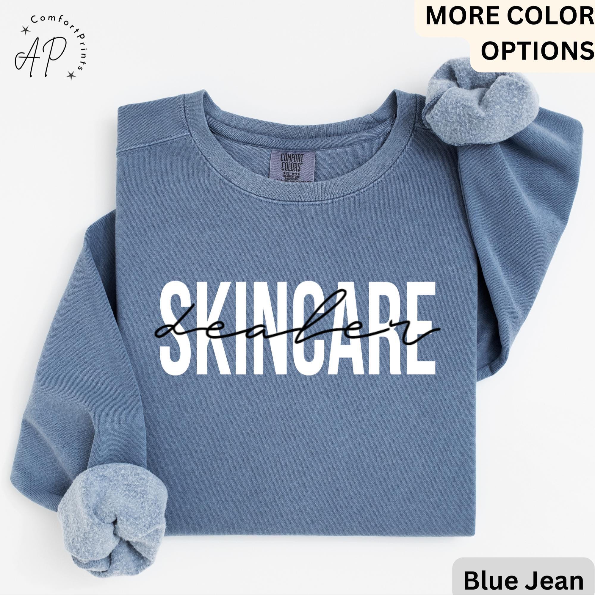 Skincare Dealer Comfort Colors® Sweatshirt, Beauty Skincare Sweater, Cosmetologist, Cosmetology Beautician Esthetician, Makeup Artist