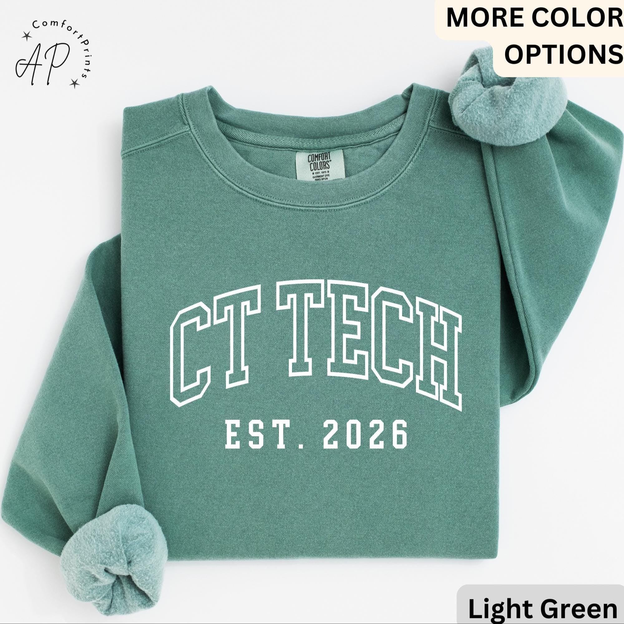 CT Technologist Comfort Colors® Sweatshirt, CT Scan Technologist Sweater, Computed Tomography, CAT Scan Tech