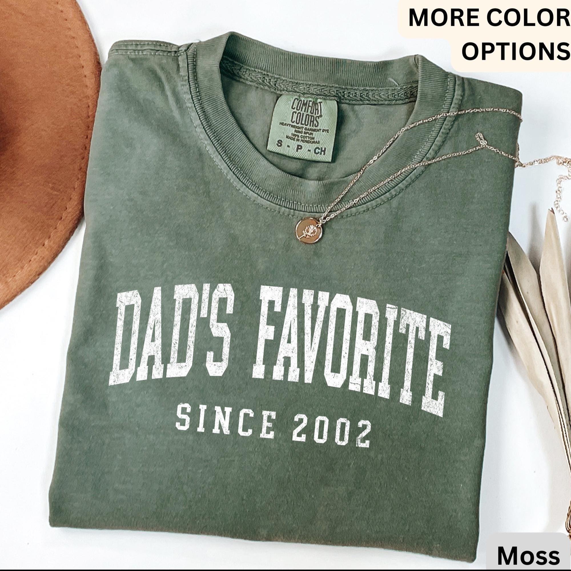 Dad’s Favorite Comfort Colors® T-Shirt, Daddy’s Favorite Daughter Shirt, Favorite Child Tee, Gift for Funny Sibling Rivalry