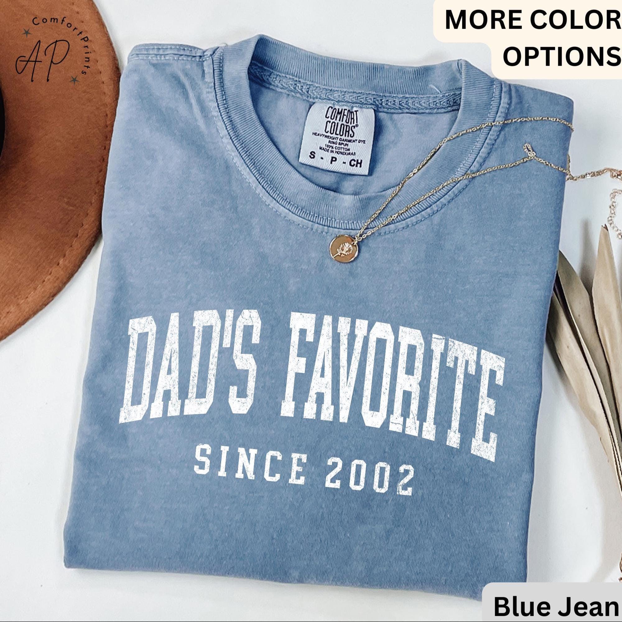 Dad’s Favorite Comfort Colors® T-Shirt, Daddy’s Favorite Daughter Shirt, Favorite Child Tee, Gift for Funny Sibling Rivalry