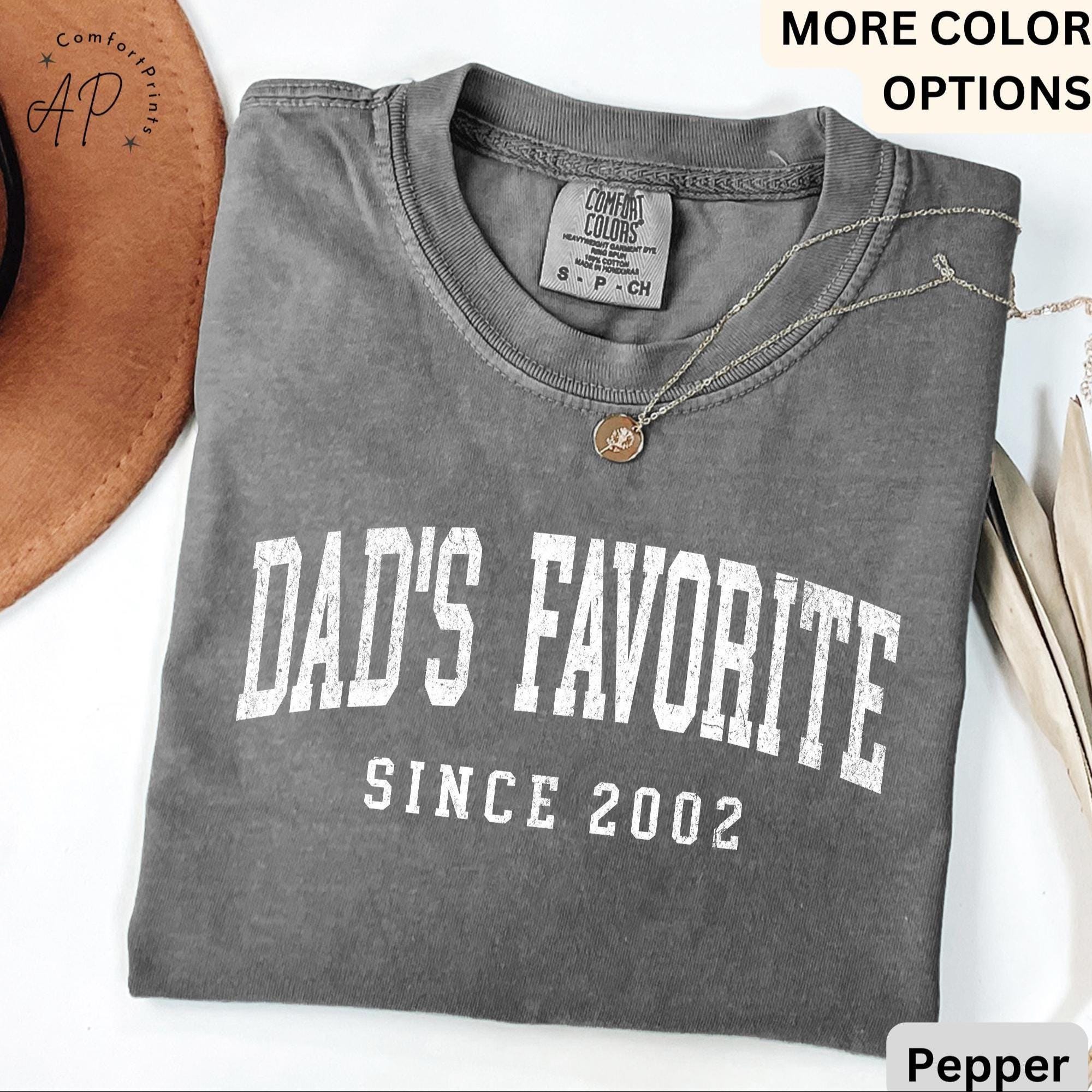 Dad’s Favorite Comfort Colors® T-Shirt, Daddy’s Favorite Daughter Shirt, Favorite Child Tee, Gift for Funny Sibling Rivalry