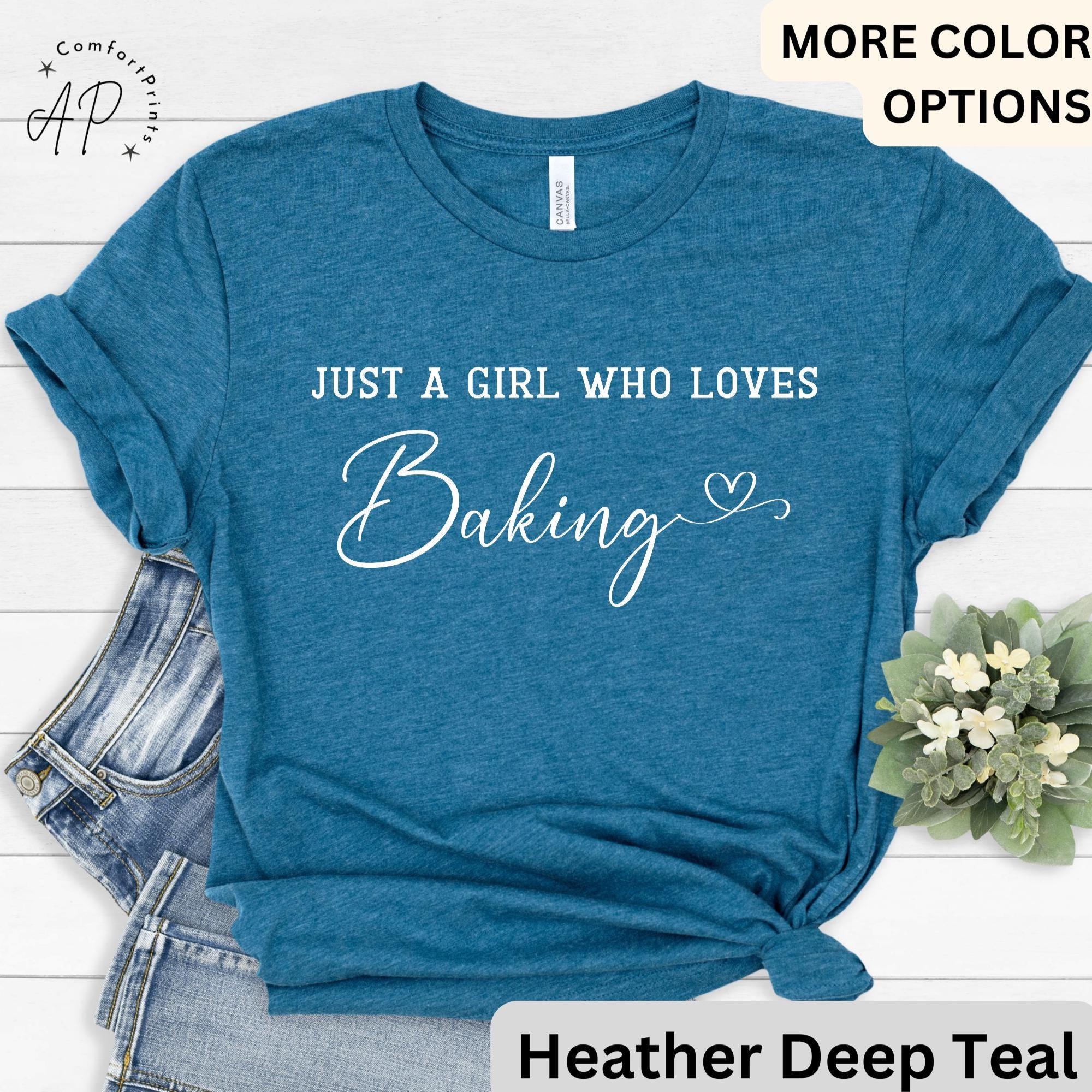 Just A Girl Who Loves Baking Comfort Colors® T-Shirt, Baking Queen Shirt, Gift for Pastry Chef