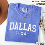 Dallas Texas Comfort Colors® T-Shirt, Dallas Football Shirt, Dallas TX Tee, Gift for Texans