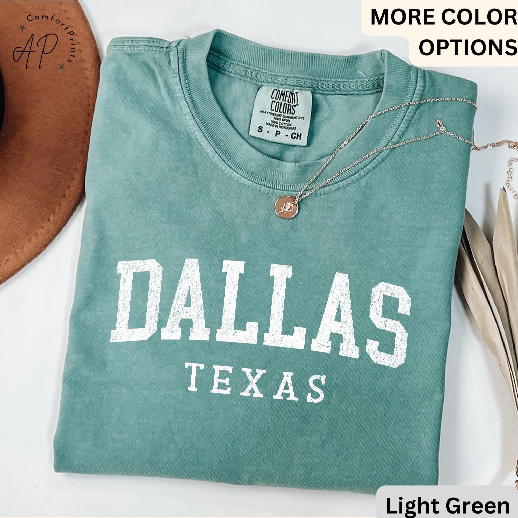 Dallas Texas Comfort Colors® T-Shirt, Dallas Football Shirt, Dallas TX Tee, Gift for Texans