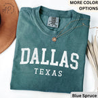 Dallas Texas Comfort Colors® T-Shirt, Dallas Football Shirt, Dallas TX Tee, Gift for Texans
