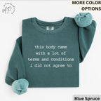 Chronic Illness Comfort Colors® Sweatshirt, Disease Awareness Sweater, Funny Gift for Rare Disease