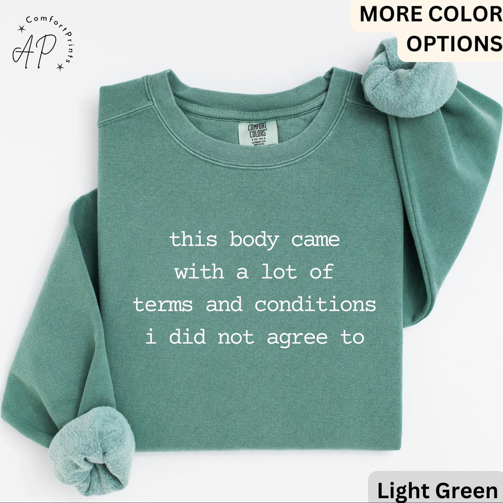 Chronic Illness Comfort Colors® Sweatshirt, Disease Awareness Sweater, Funny Gift for Rare Disease