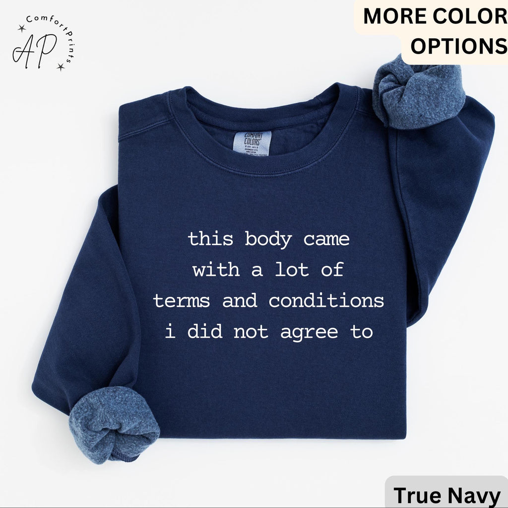 Chronic Illness Comfort Colors® Sweatshirt, Disease Awareness Sweater, Funny Gift for Rare Disease