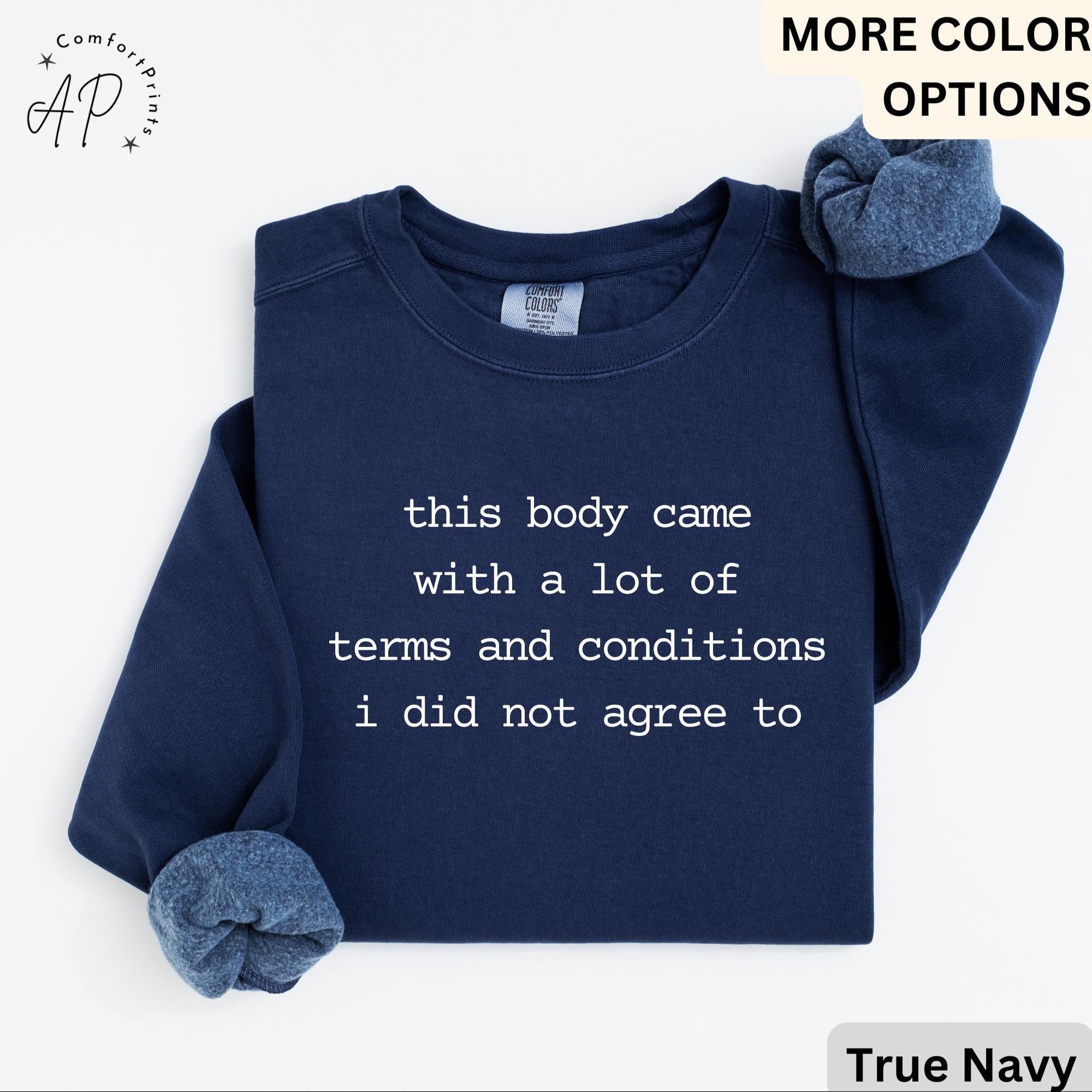 Chronic Illness Comfort Colors® Sweatshirt, Disease Awareness Sweater, Funny Gift for Rare Disease