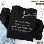 Chronic Illness Comfort Colors® Sweatshirt, Disease Awareness Sweater, Funny Gift for Rare Disease