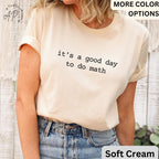 Math Teacher Comfort Colors® T-Shirt, It's a Good Day to Do Math Shirt, Funny Tee for Teacher, Back to School