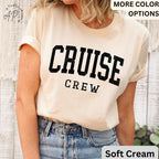 Cruise Crew Comfort Colors® T-Shirt, Cruise Trip Shirt, Cruising, Gift for Family Trip