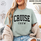 Cruise Crew Comfort Colors® T-Shirt, Cruise Trip Shirt, Cruising, Gift for Family Trip