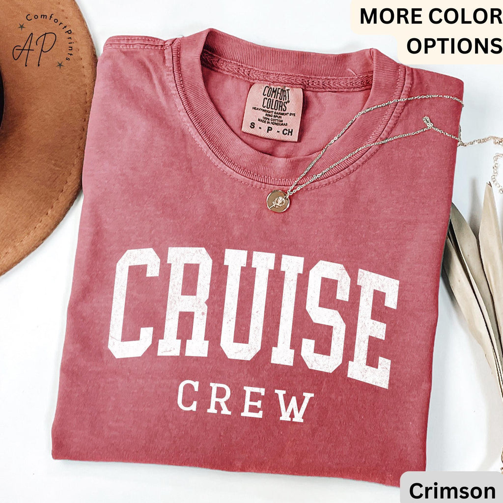 Cruise Crew Comfort Colors® T-Shirt, Cruise Trip Shirt, Cruising, Gift for Family Trip