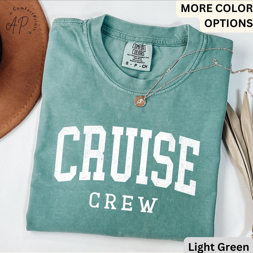 Cruise Crew Comfort Colors® T-Shirt, Cruise Trip Shirt, Cruising, Gift for Family Trip