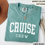 Cruise Crew Comfort Colors® T-Shirt, Cruise Trip Shirt, Cruising, Gift for Family Trip