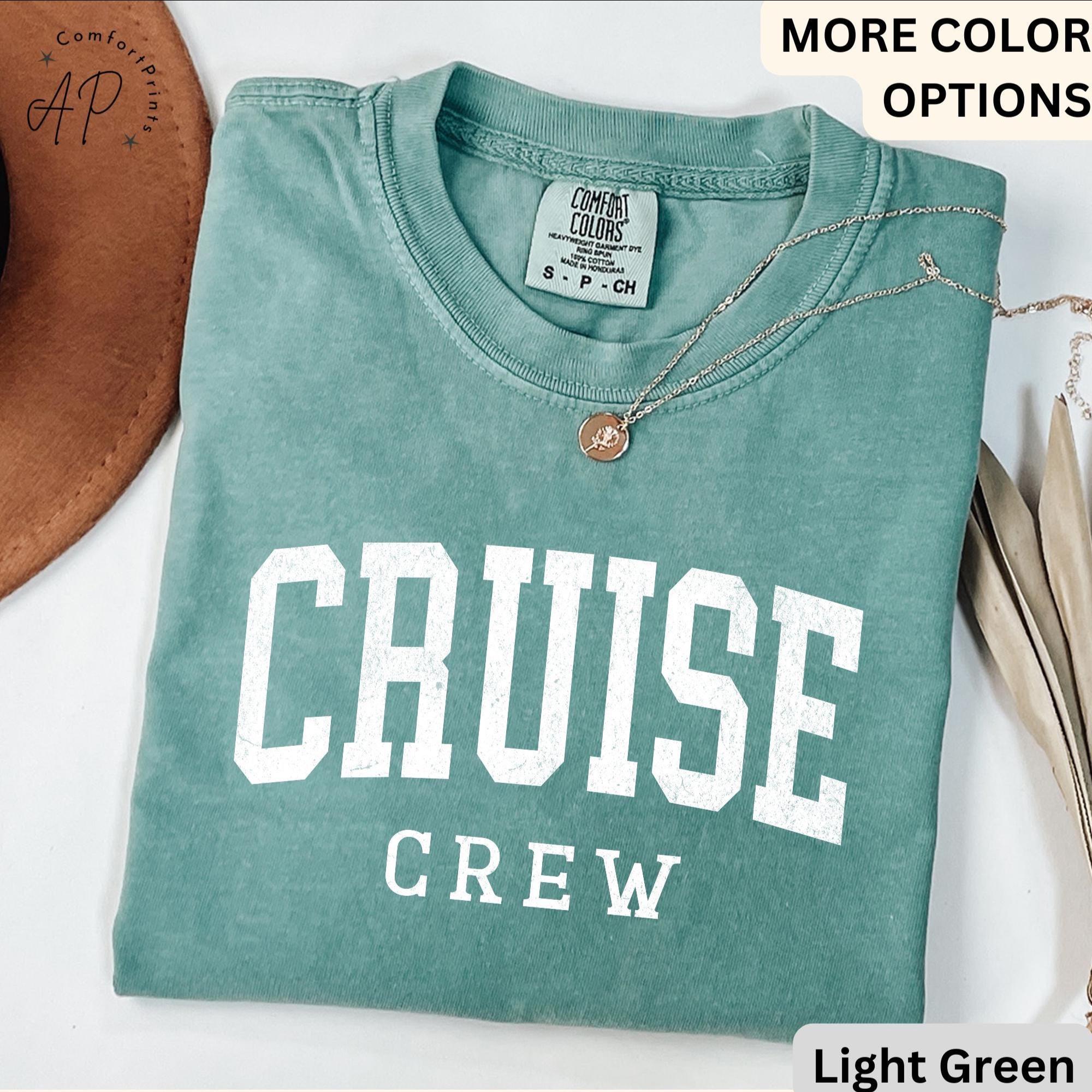 Cruise Crew Comfort Colors® T-Shirt, Cruise Trip Shirt, Cruising, Gift for Family Trip