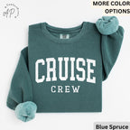 Cruise Crew Comfort Colors® Sweatshirt, Cruise Trip Sweater, Cruising, Gift for Family Trip