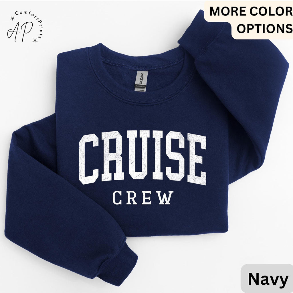 Cruise Crew Comfort Colors® Sweatshirt, Cruise Trip Sweater, Cruising, Gift for Family Trip