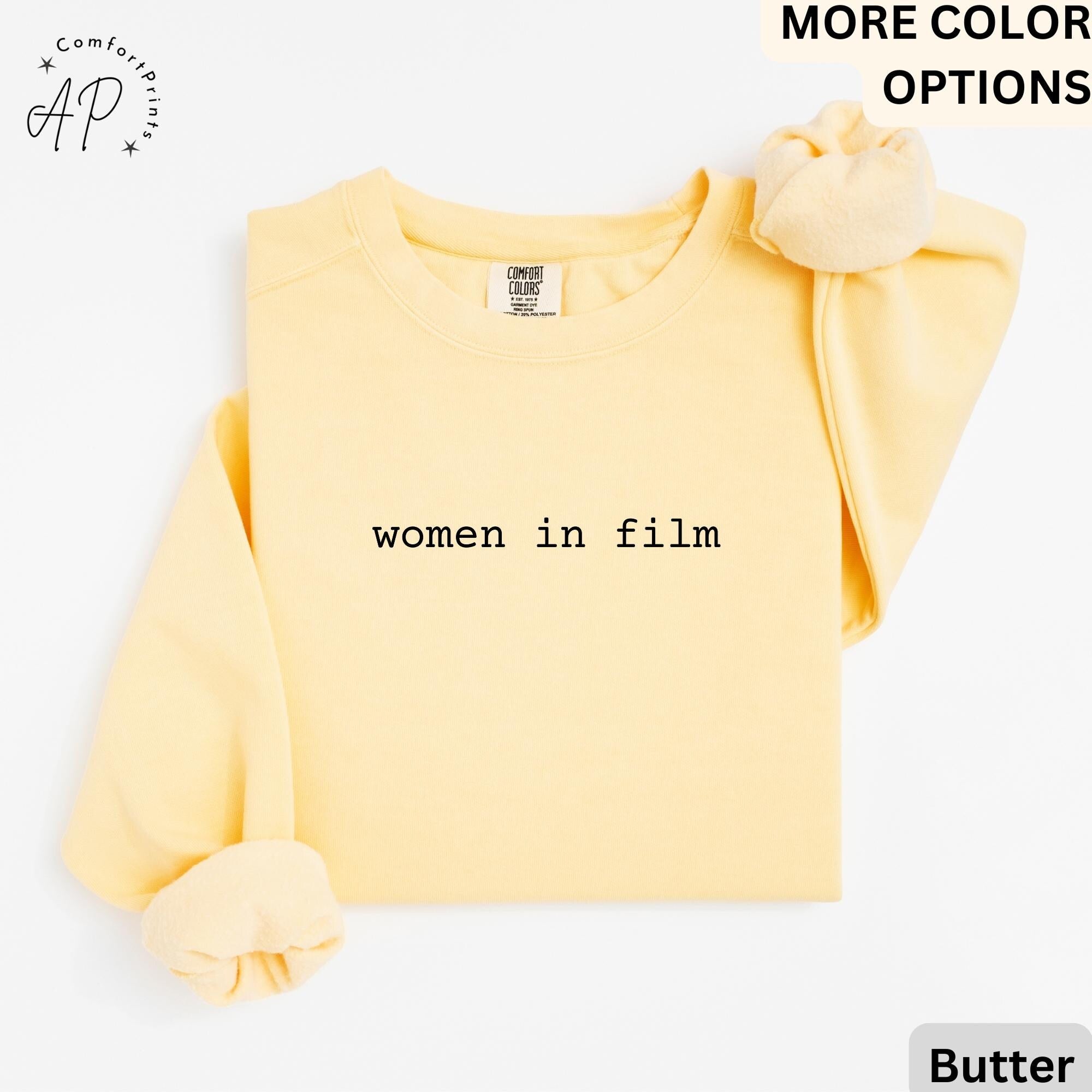 Women in Film Comfort Colors® Sweatshirt, Women in Filmmaking Sweater, Gift for Filmmaker