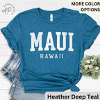 Maui Hawaii Comfort Colors® T-Shirt, Maui HI Vacation Trip Shirt, State of Hawaii Tee, Gift for Hawaiian Honeymoon