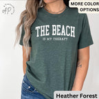 Beach Therapy Comfort Colors® T-Shirt, Summer Vacation Shirt, Family Travel Tee