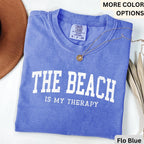 Beach Therapy Comfort Colors® T-Shirt, Summer Vacation Shirt, Family Travel Tee