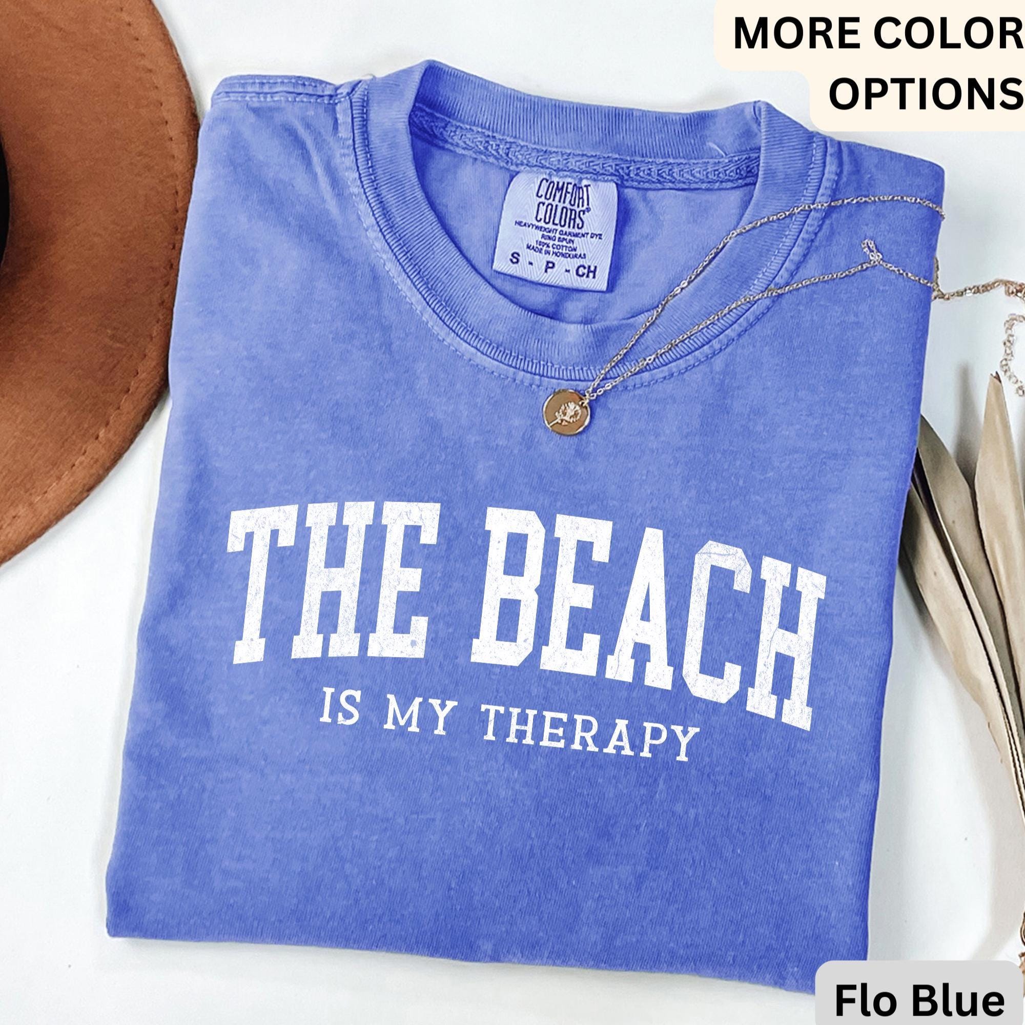 Beach Therapy Comfort Colors® T-Shirt, Summer Vacation Shirt, Family Travel Tee