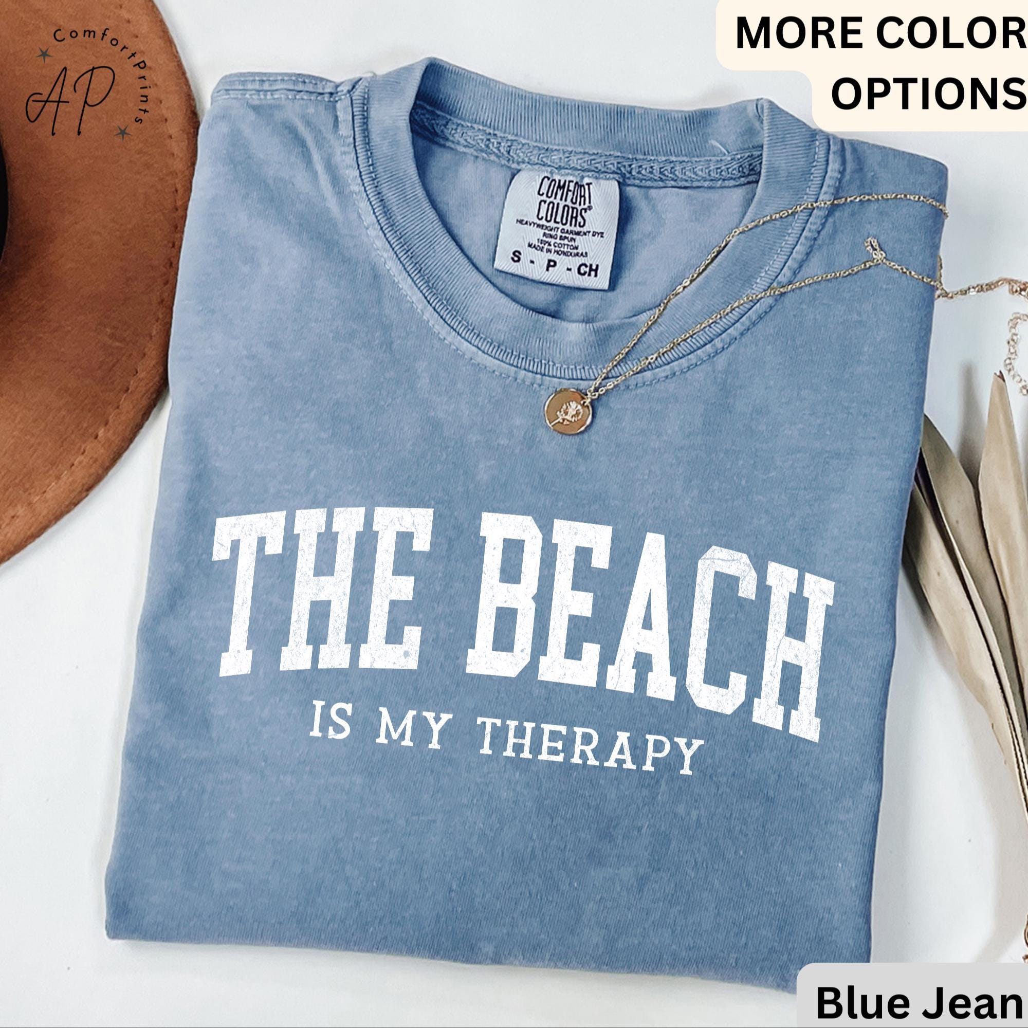 Beach Therapy Comfort Colors® T-Shirt, Summer Vacation Shirt, Family Travel Tee