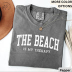 Beach Therapy Comfort Colors® T-Shirt, Summer Vacation Shirt, Family Travel Tee