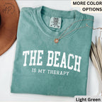 Beach Therapy Comfort Colors® T-Shirt, Summer Vacation Shirt, Family Travel Tee