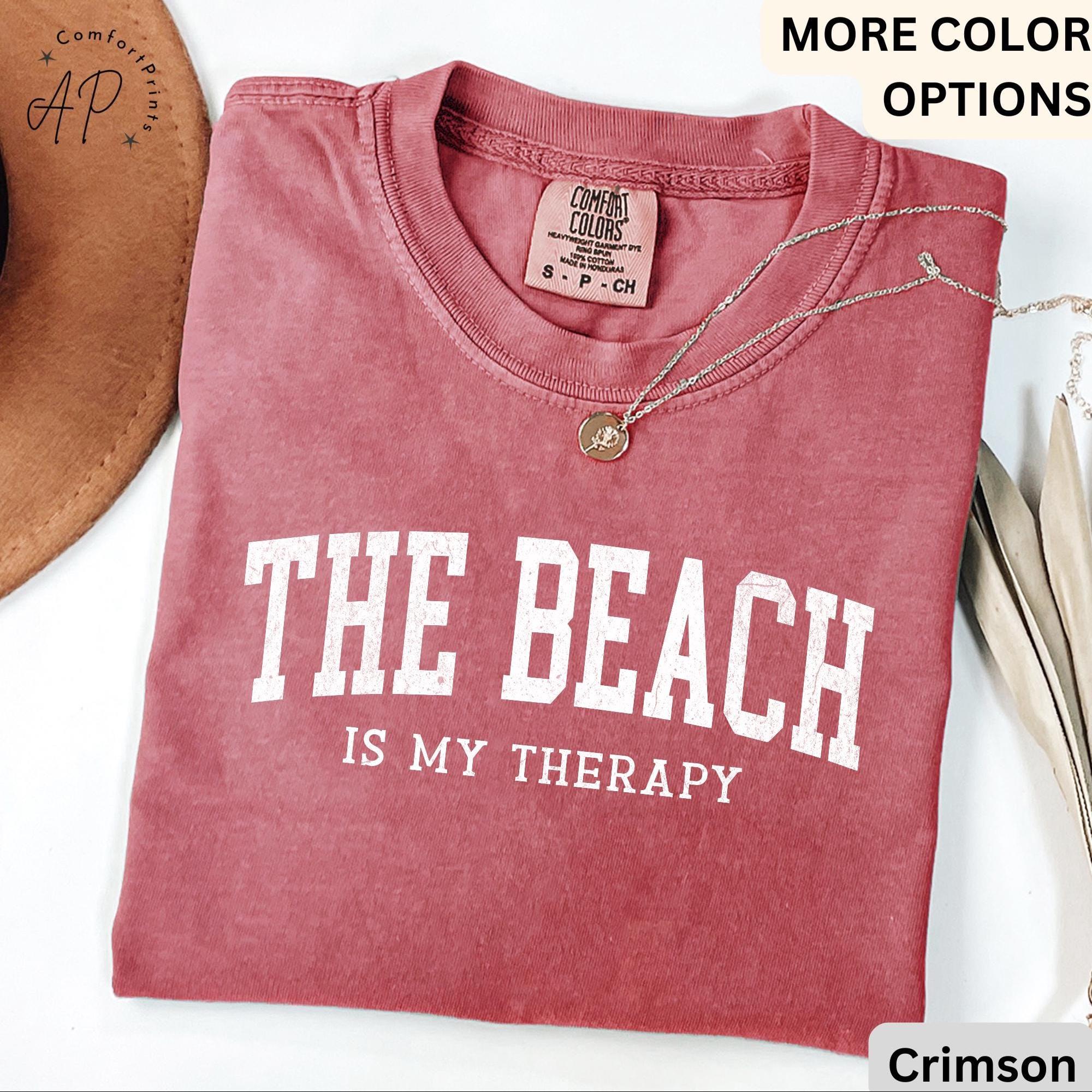 Beach Therapy Comfort Colors® T-Shirt, Summer Vacation Shirt, Family Travel Tee