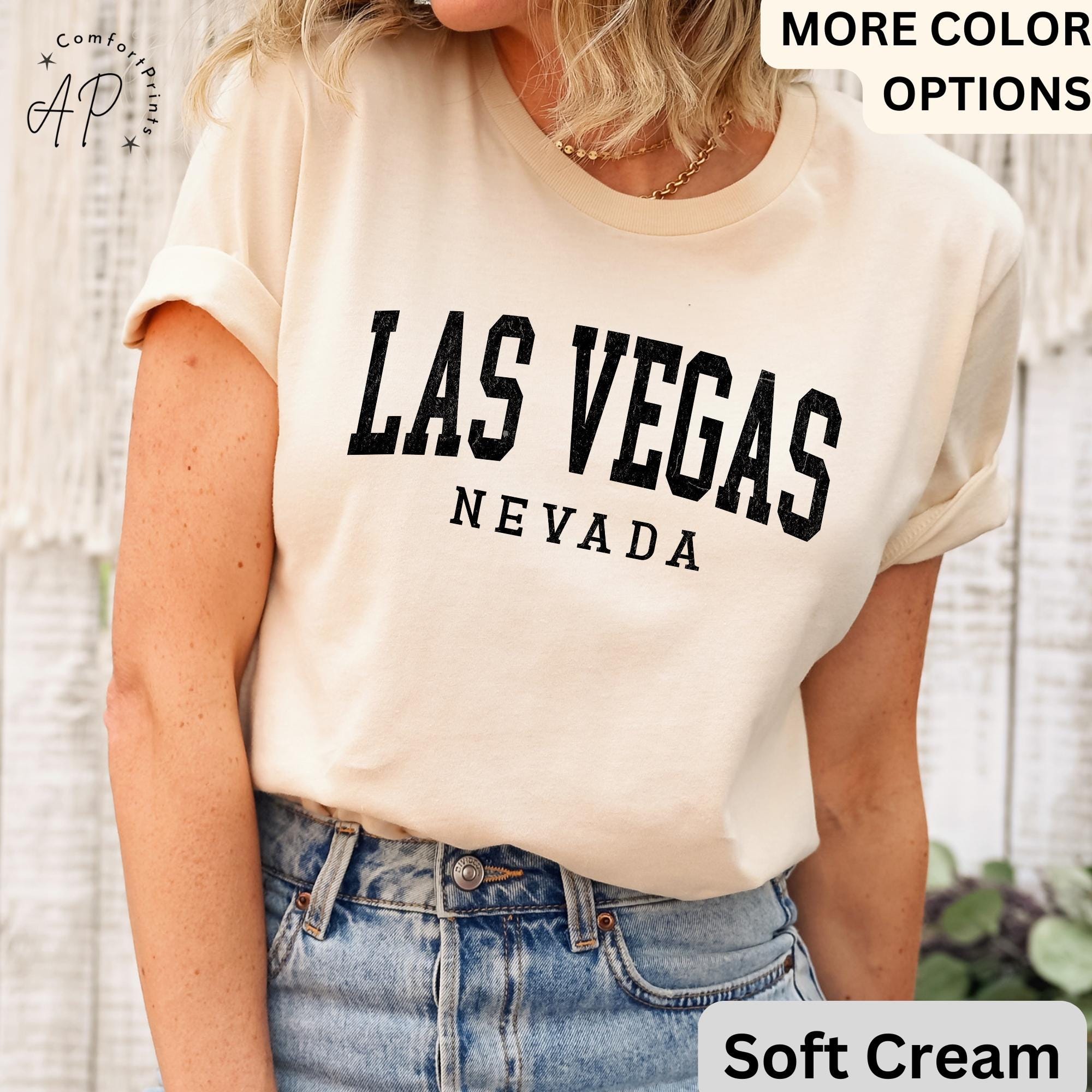 Las Vegas Comfort Colors® T-Shirt, Las Vegas Nevada Shirt, Sin City Tee, Gift for Las Vegas NV Vacation Trip