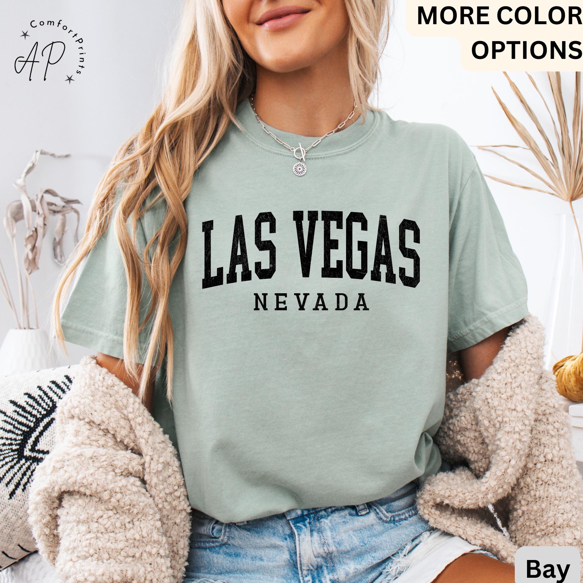 Las Vegas Comfort Colors® T-Shirt, Las Vegas Nevada Shirt, Sin City Tee, Gift for Las Vegas NV Vacation Trip