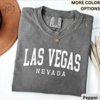 Las Vegas Comfort Colors® T-Shirt, Las Vegas Nevada Shirt, Sin City Tee, Gift for Las Vegas NV Vacation Trip