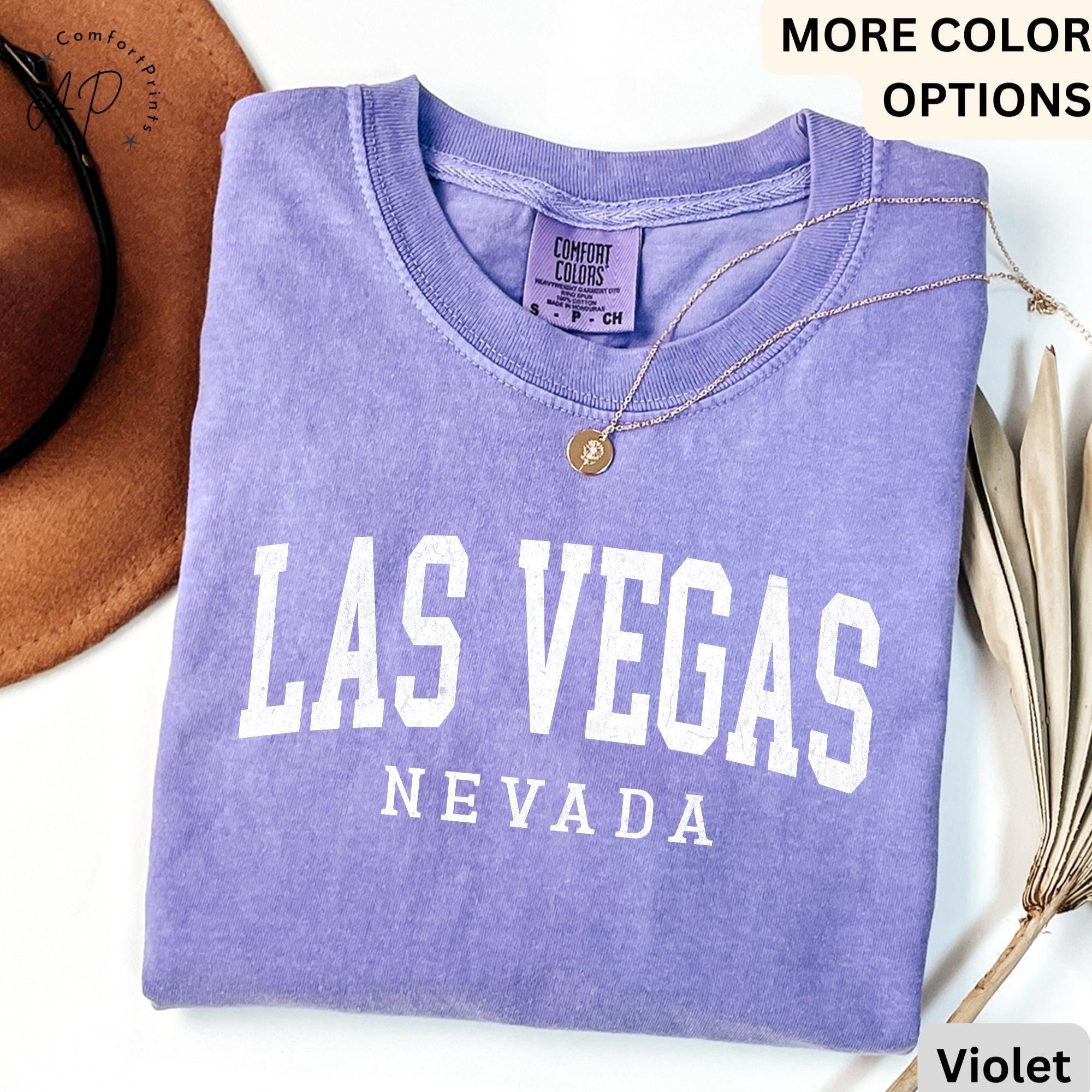 Las Vegas Comfort Colors® T-Shirt, Las Vegas Nevada Shirt, Sin City Tee, Gift for Las Vegas NV Vacation Trip