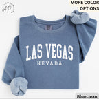 Las Vegas Comfort Colors® Sweatshirt, Las Vegas Nevada Sweater, Sin City, Gift for Las Vegas NV Vacation Trip