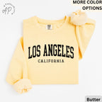 Los Angeles Comfort Colors® Sweatshirt, Los Angeles California Sweater, Golden State, Gift for Traveling to Los Angeles