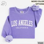 Los Angeles Comfort Colors® Sweatshirt, Los Angeles California Sweater, Golden State, Gift for Traveling to Los Angeles