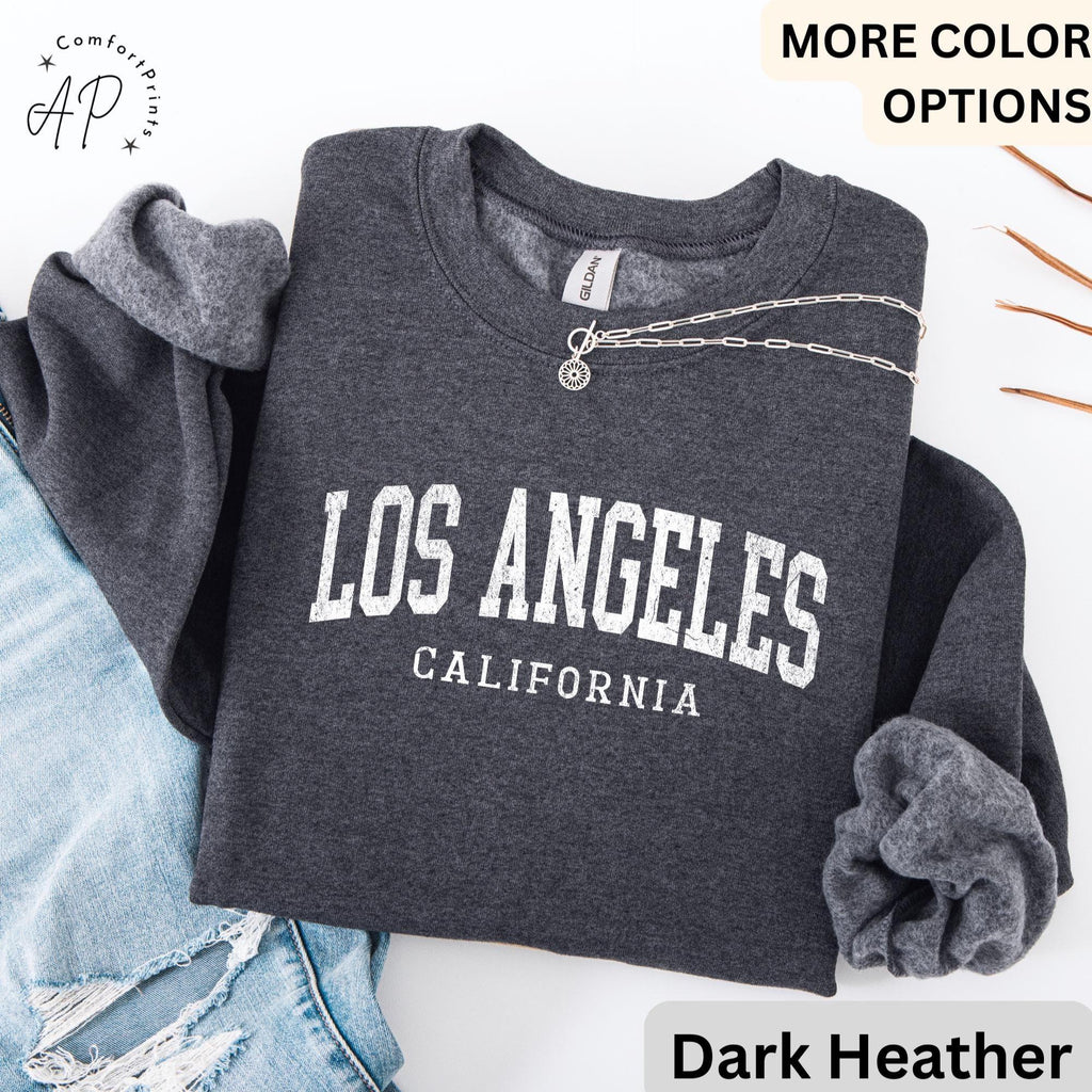 Los Angeles Comfort Colors® Sweatshirt, Los Angeles California Sweater, Golden State, Gift for Traveling to Los Angeles