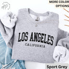 Los Angeles Comfort Colors® Sweatshirt, Los Angeles California Sweater, Golden State, Gift for Traveling to Los Angeles